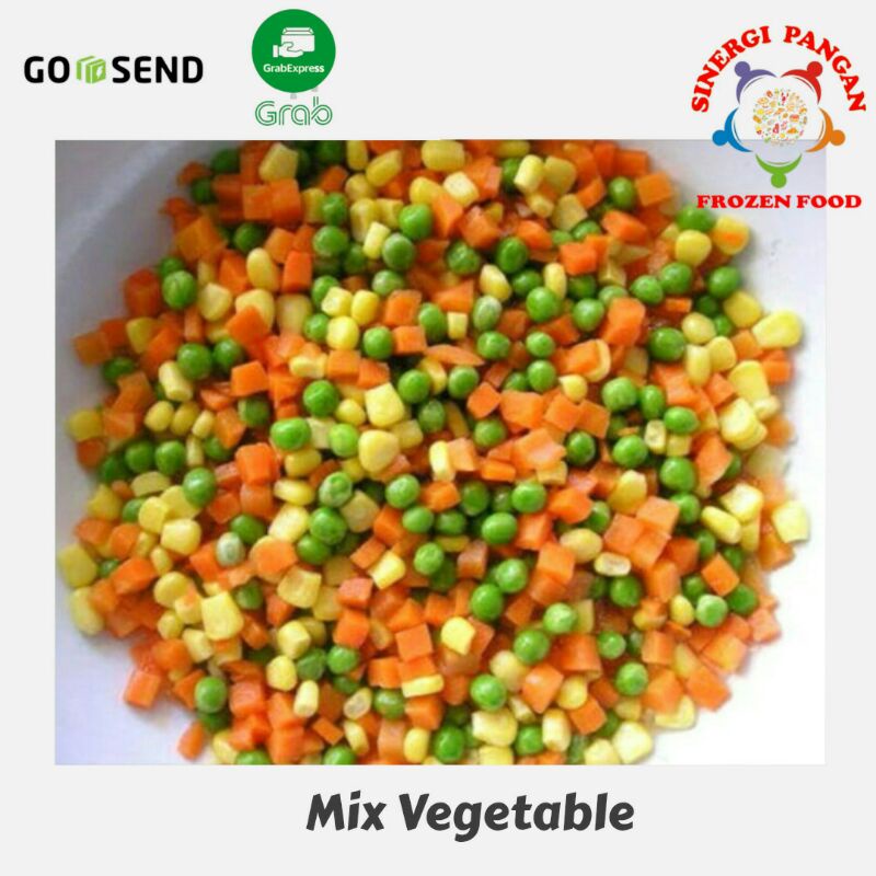 

Mix Vegetable 1Kg Frozen/ Sayuran Campur 3 Ways & 4 Ways Import