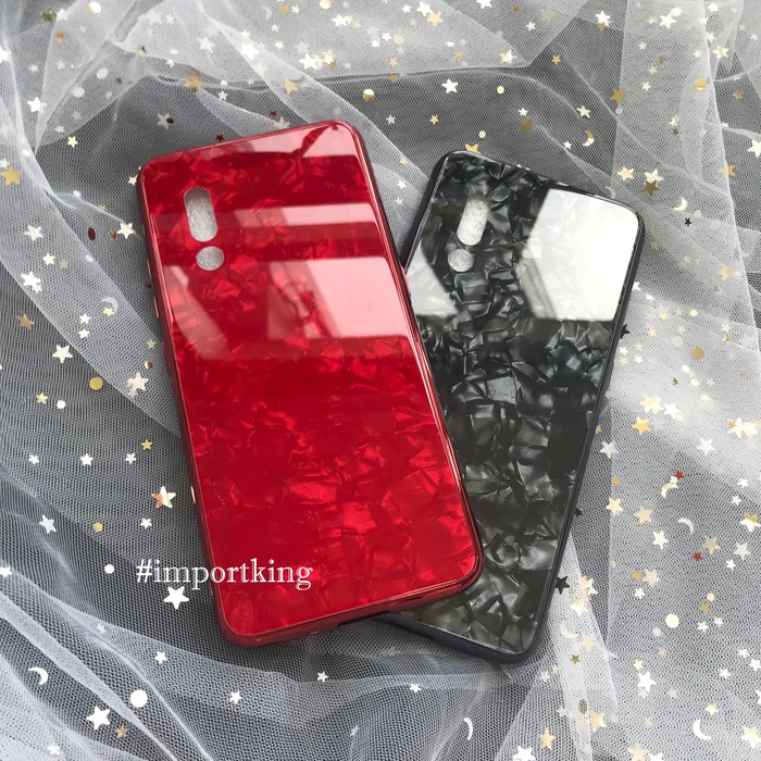 Casing Case Hp Vivo v15 PRO Shiny Shell Diamond Glass Hard Case