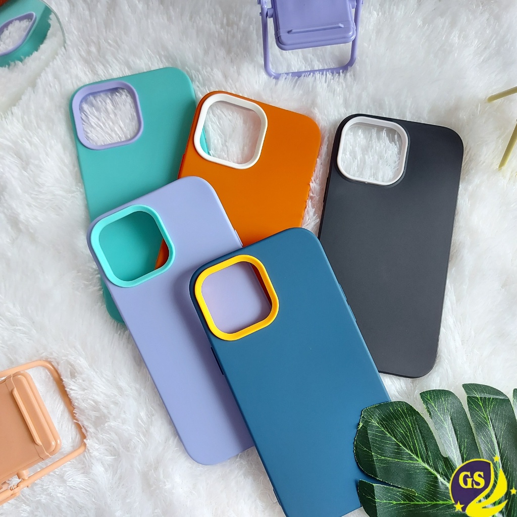 Armor Defender Shockproof Pastel 3 in 1 CASE IPHONE 13 13 PRO 13 PRO MAX 13 MINI IPHONE 12 12 PRO 12 PRO MAX 12 MINI SOLID DUAL COLOUR SOFTCASE FULL COVER SOFTCASE LIQUID SILICONE CASE ANTISHOCK CASING