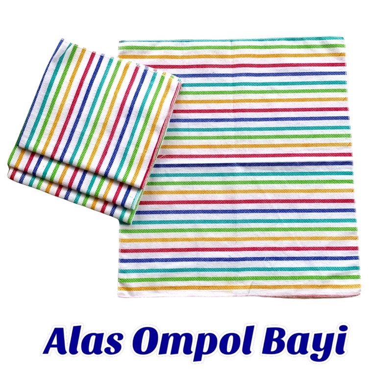 Alas Ompol Bayi Salur Lemek Lurik Perlak Alas Kasur