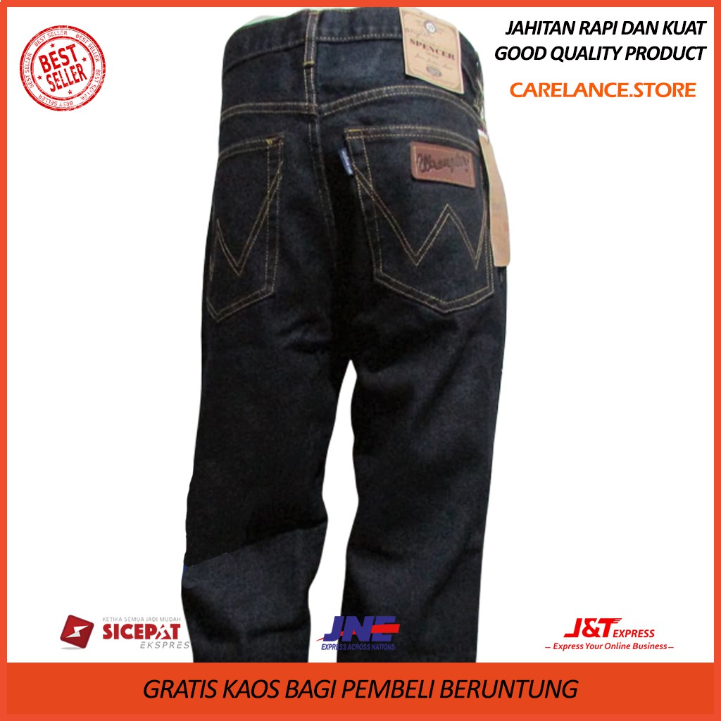  Celana  Jeans  Denim Bandung  WANZ Standar Regular BlueBlack 