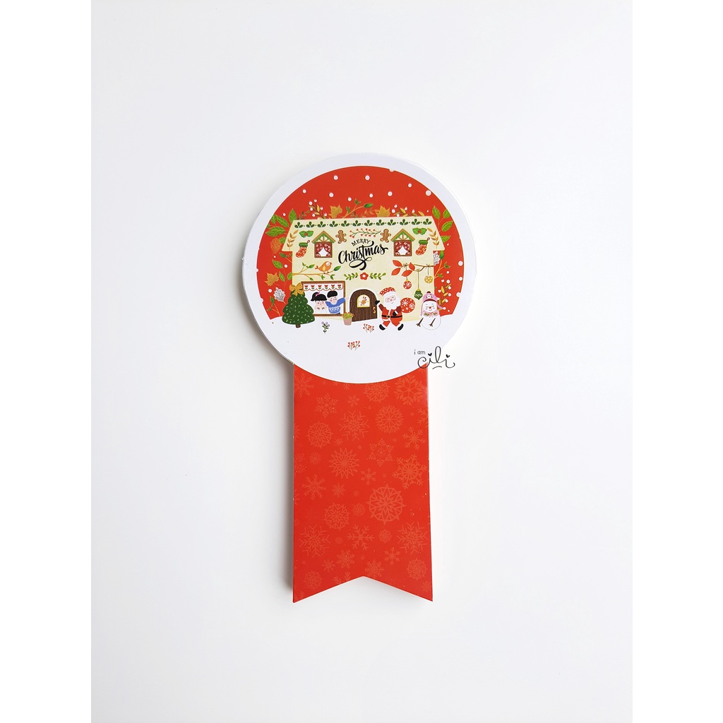 

(SC017/SC018) stiker toples kue kering natal merry christmas Joyful