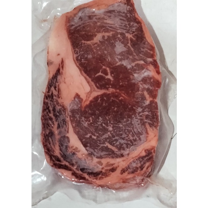 

NATUREFOOD DAGING BEEF 400 DAYS GRAINFED AUS RIBEYE WAGYU MB 4-5