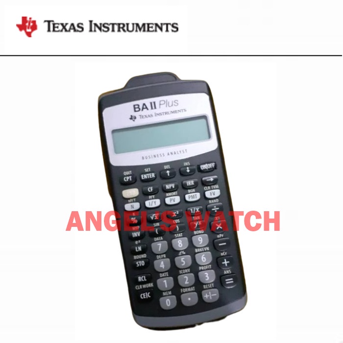 Texas Instruments BA II Plus Financial Calculator Sekolah Kuliah