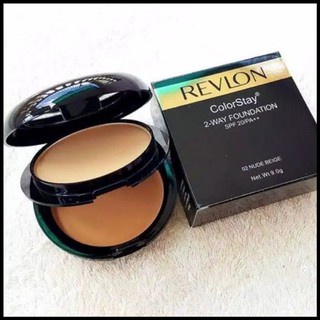 BEDAK REVLON TWC 2in1 - Colorstay 2 Way Foundation Powder Black-Gold