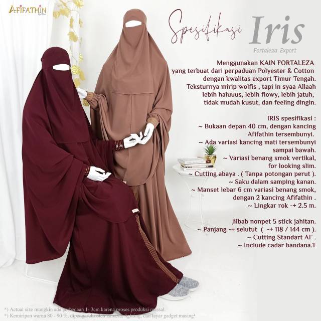 Gamis set IRIS by Afifathin