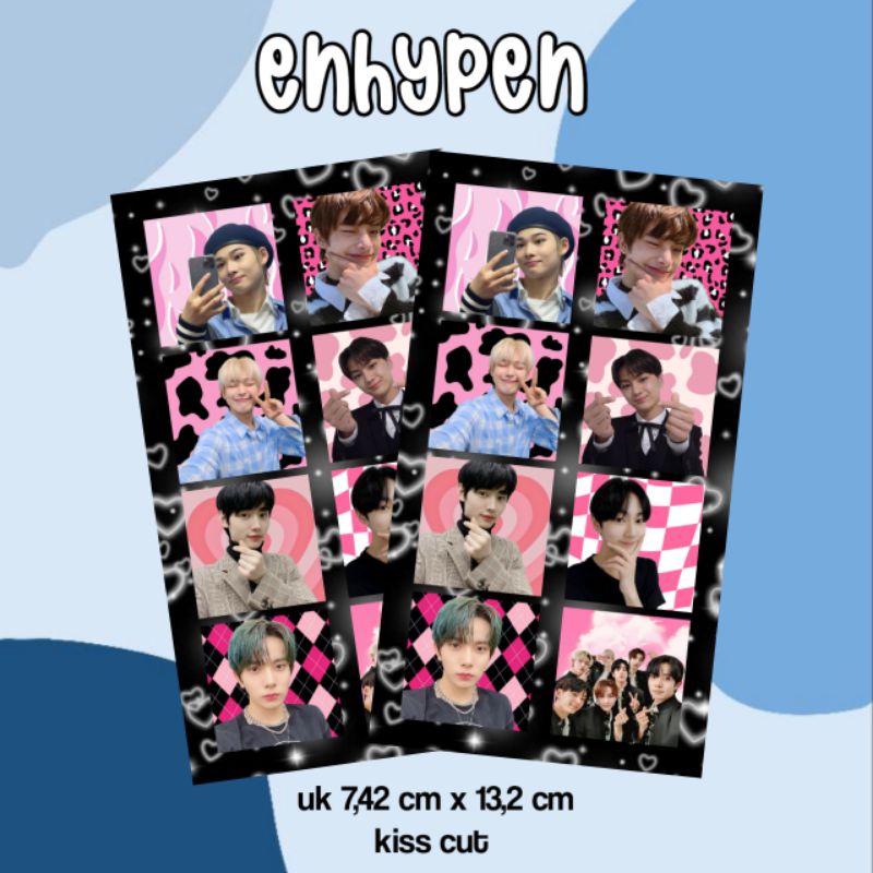 

[CUCI GUDANG] sticker deco kpop enhypen (kiss cut) .ೃ࿐