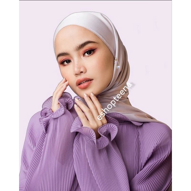 A44 anting hijab juntai pearl new gold_anting jilbab