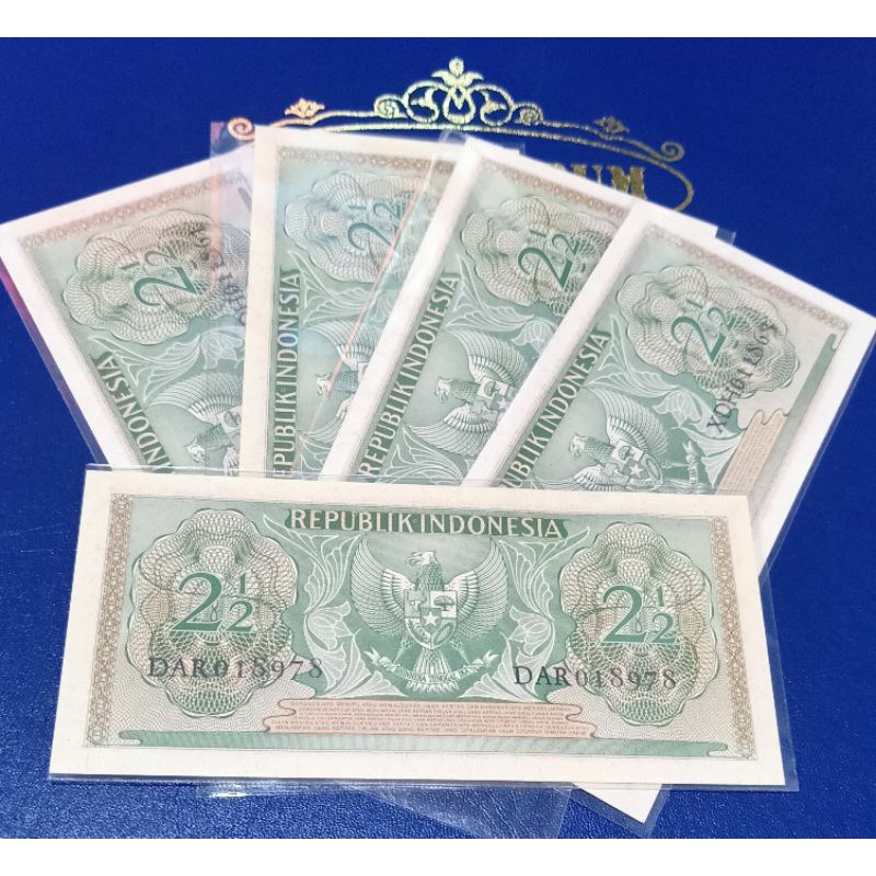 Pecahan Dua Setengah Rupiah 1956