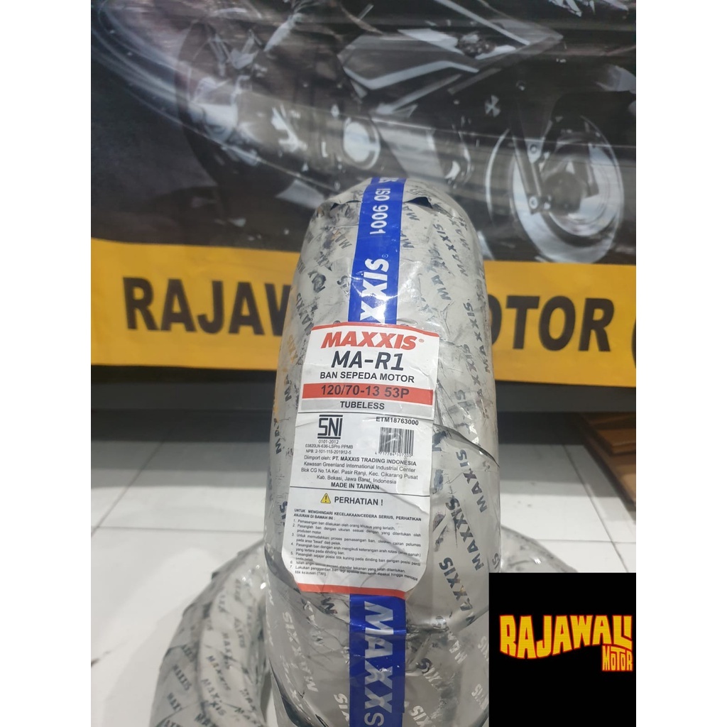 BAN Depan NMAX MAXXIS MA R1  120/70 RING 13
