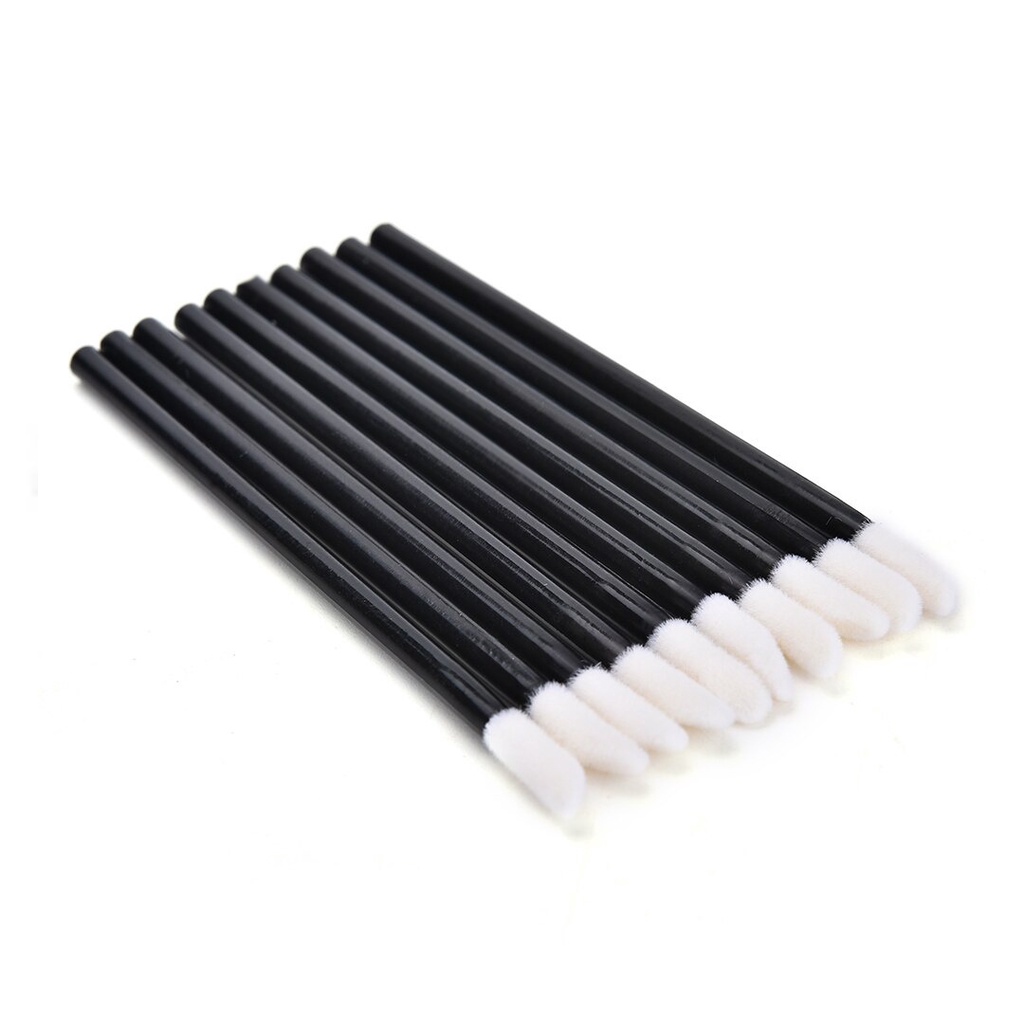 BRGUNIK Disposable Lip Wand Brush Applicator Lip Brush Lipstick Lip Kuas Bibir / Aplikator Kuas Lipstik / Spoolie Lipstick R590