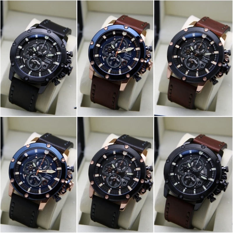 Jam Tangan Pria Alexandre Christie AC 6416/6564 Leather. Original Garansi Resmi 1 Tahun