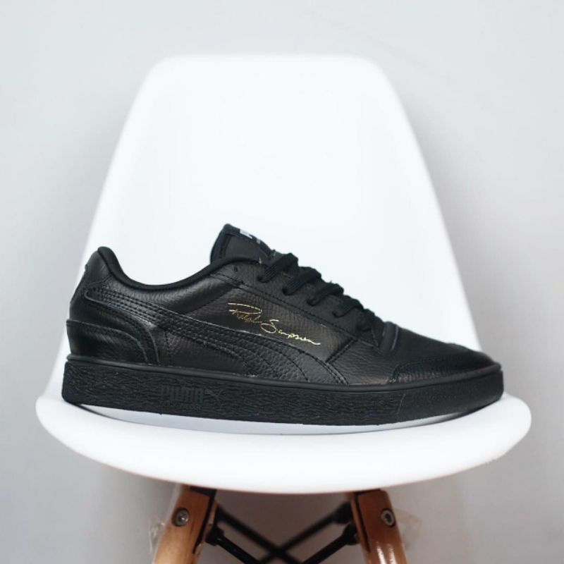 Sneakers Pria Ralph Sampson Full Black Original OEM / Sepatu Pria Hitam Polos