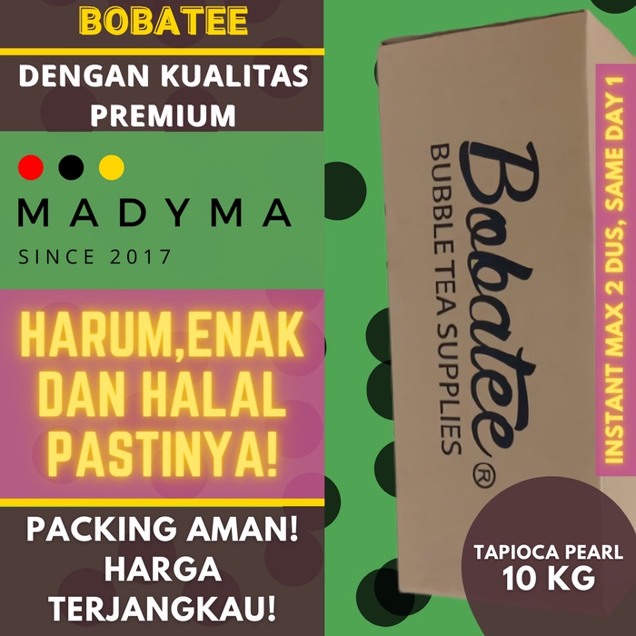 

[Khusus Gojek/Grab] Bobatee Tapioka Pearl / Tapioca Bubble 1 Karton