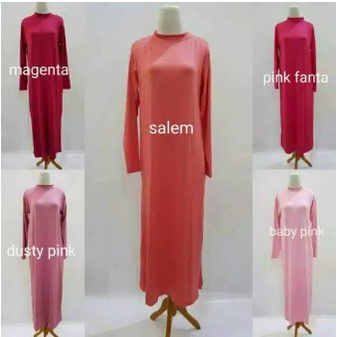 [TERLARIS] &gt;40 WARNA DALAMAN GAMIS MANSET JERSEY SPANDEK | DALAMAN POLOS | INNER KAFTAN BISA COD IMF