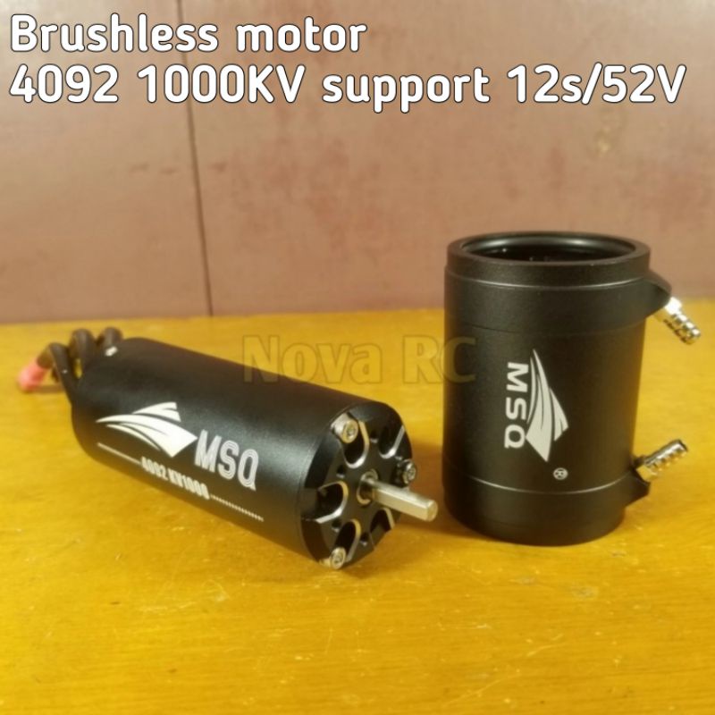 MSQ brushless motor 4092 1000kv 12s 60.000rpm with 40L water cooling sistem