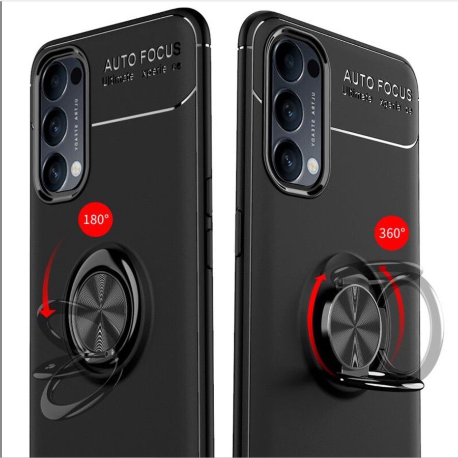 H8 Case Oppo Reno 5 4G Reno 5 5G Autofocus Softcase Magnetic Ring