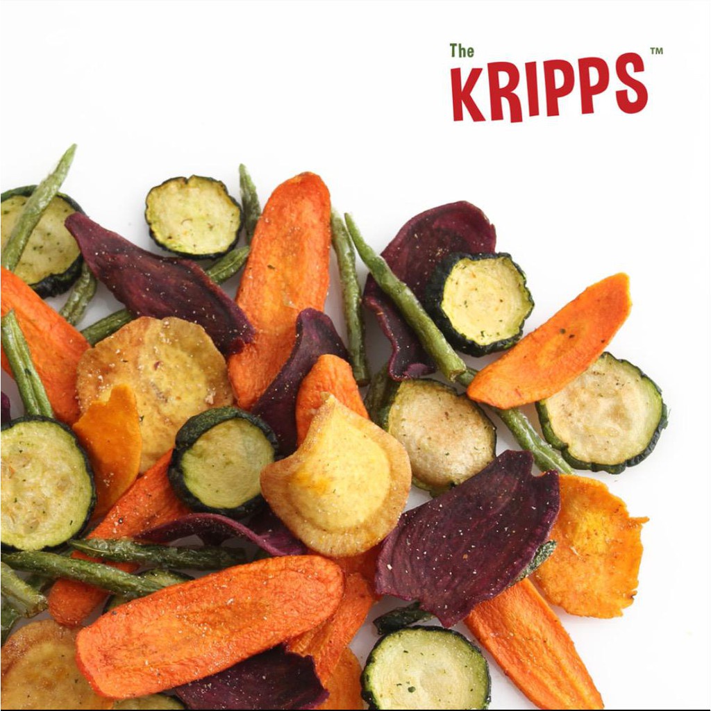 THE KRIPPS Lite 60g - Keripik Sayur Buah - Snack Sehat - Veggie / Fruit Chips