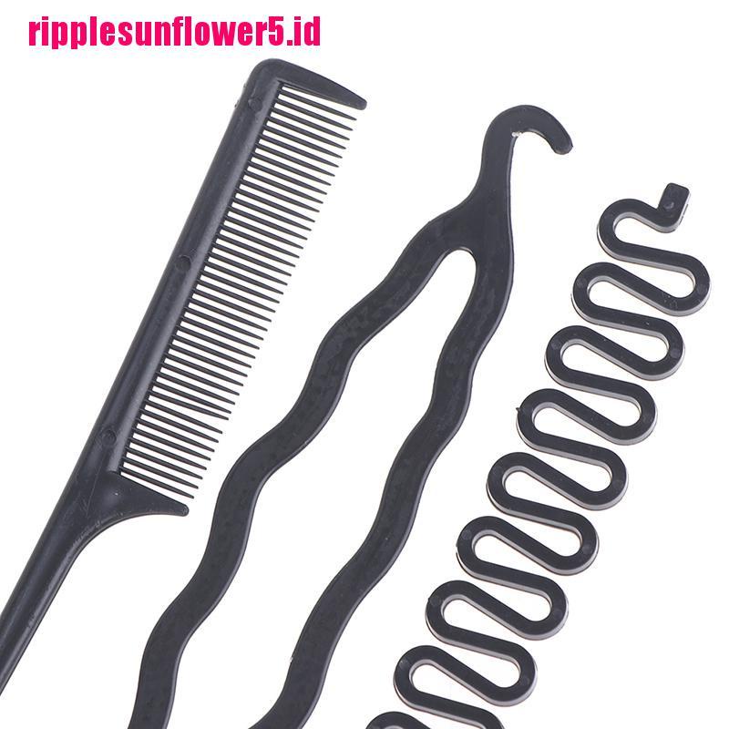 6pcs / set Alat Kepang Rambut