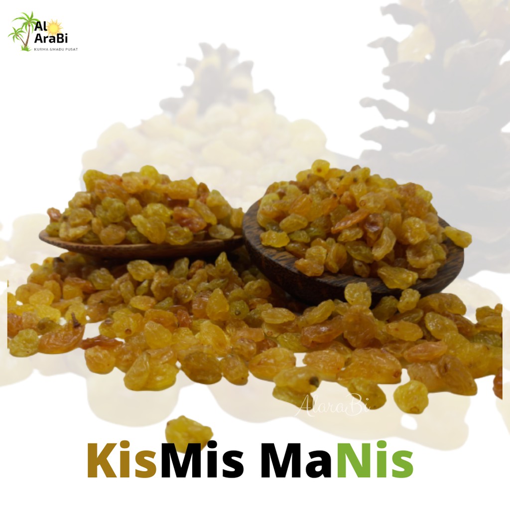 Kismis Manis | Raisin | Anggur kering | Kismis Golden | zabib | 100grm