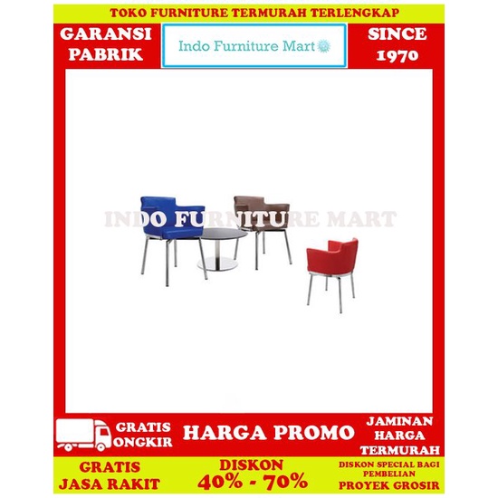 Sofa Minimalis Ruang Tamu Kursi 1 Seater Indachi Type Teztro