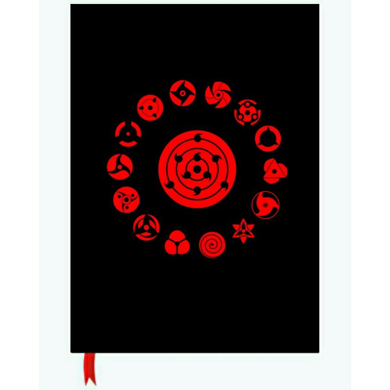 

Hard Cover Book Anime Naruto - The Eye of Sharingan