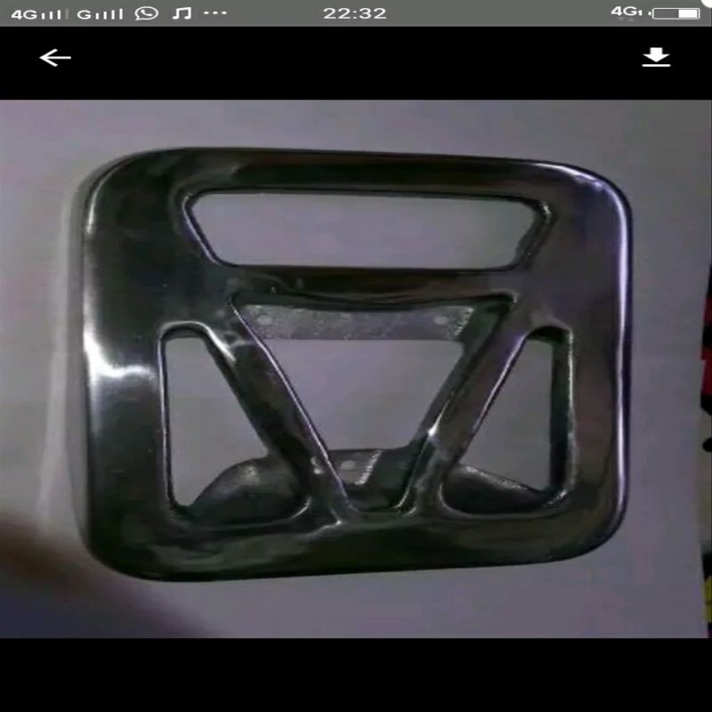 plat jok belakang vespa