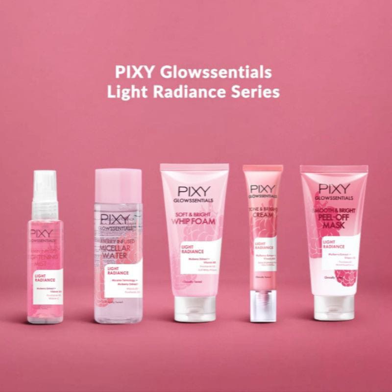 Pixy Glowssentials Light Radiance Micellar Water | Whip Foam | Peel Of Mask | Cream | Face Mist