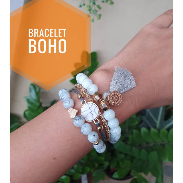 SET BRACELET/gelang BOHE/gelang BOHO/gelang sadiya/sadiya official/bracelet bohe sadiya/pandora