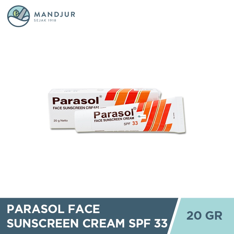 Parasol Face Sunscreen Cream SPF 33 20 Gr - Tabir Surya Pelindung Kulit dari sinar UV