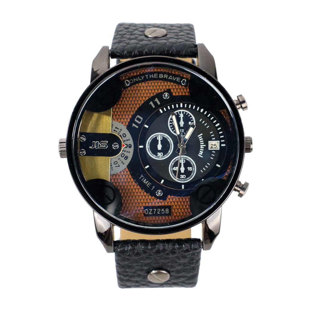 JIS Jam Tangan Analog Pria - 0Z7258 - Black