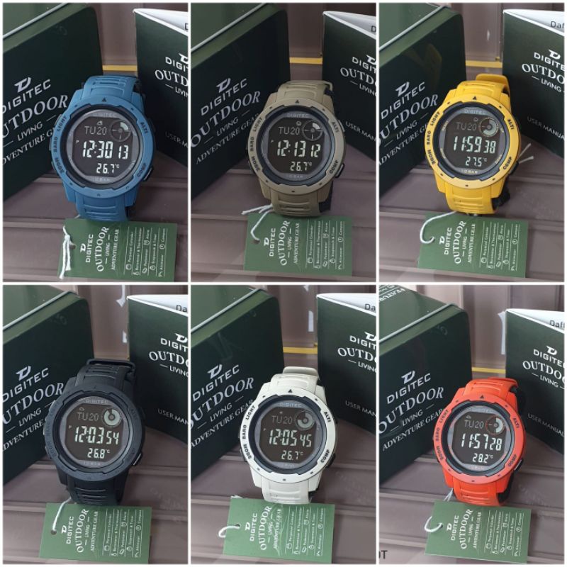 Jam Tangan Pria Digitec DG8100 DG 8100 Original