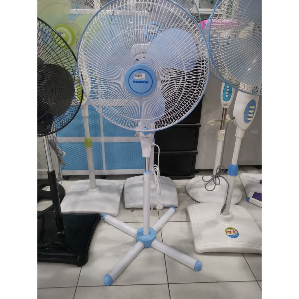 MASPION KIPAS ANGIN 1611 SX / Berdiri Stand Fan 16 INCI / Pendingin elektronik / Kaki Silang MASPION EX 1611 SX KIPAS ANGIN STAND FAN 16INCH