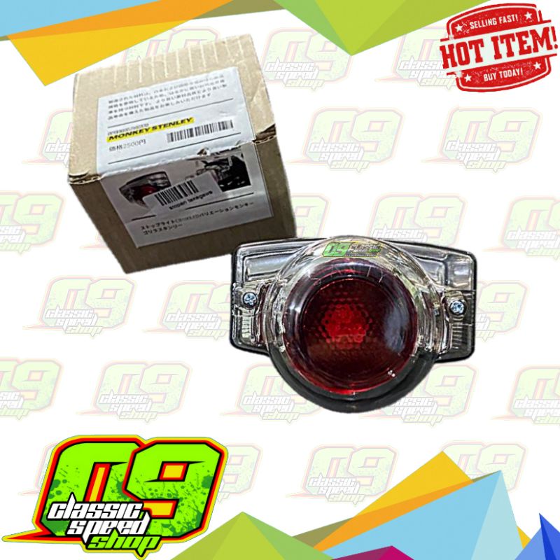 lampu stop lamp stoplamp monkay monkey cb100 cb 100 merah putih LED