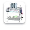 Oxone OX-967 Rak Piring Dapur Stainless Steel 46 x 31 x 13 cm
