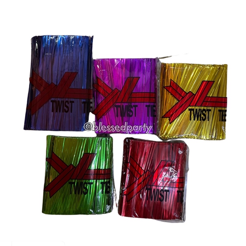 

PITA KAWAT PARSEL PARCEL HAMPERS PENGIKAT PLASTIK 500PCS BANYAK WARNA