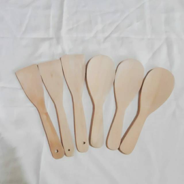 Centong nasi kayu / centong kayu