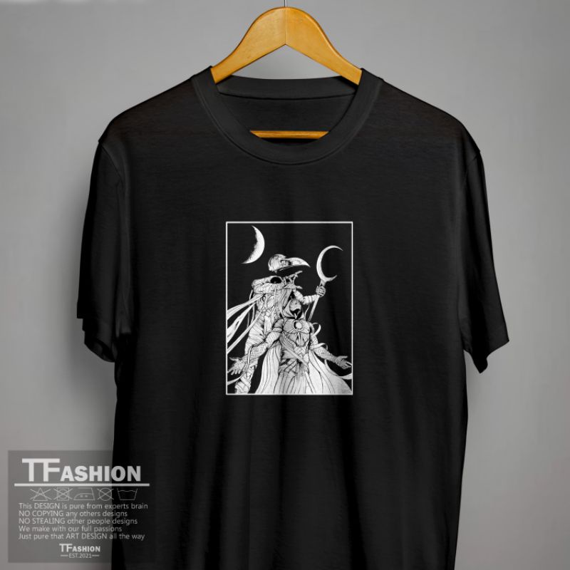 T-shirt Moon Knight Comic / Kaos Moon Knight Komik 1 / Kaos Distro Premium / Kaos oblong / Kaos Pria