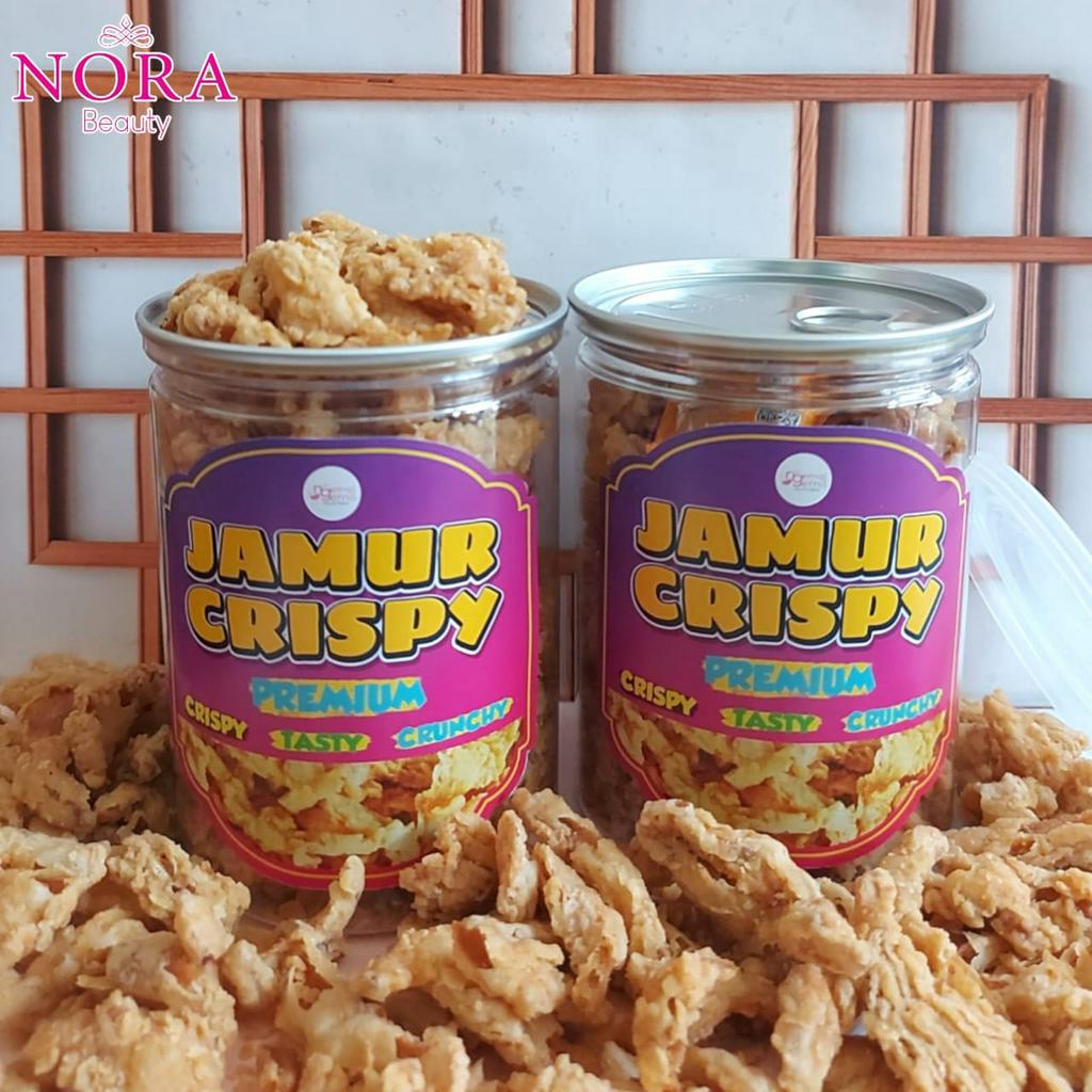 

Cemilan Jamur Crispy Asin Gurih Homemade Kemasan CAN Premium //murah