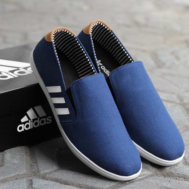 sepatu pria slop adidas devv murah keren sepatu kasual mocasin terlaris