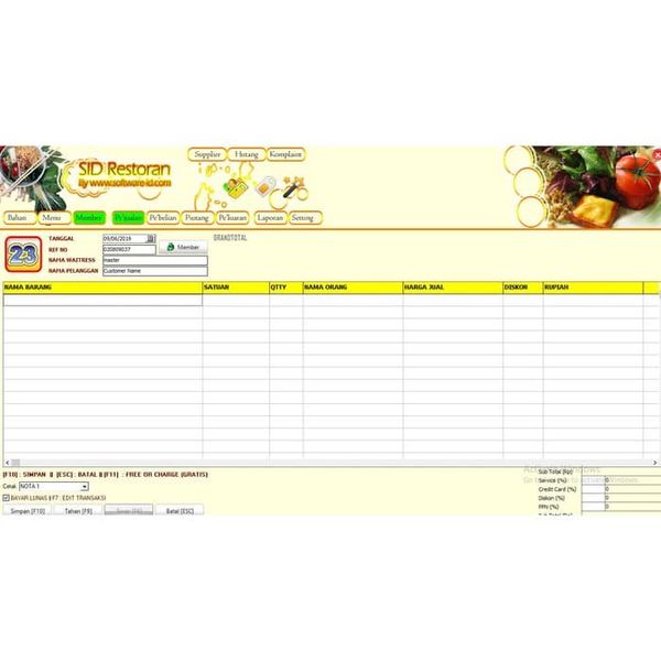 Software Sid Resto restoran v 2 PRO UNLIMITED PC