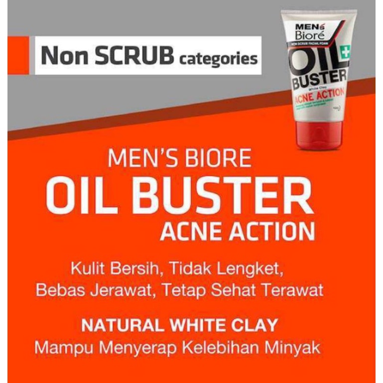 Biore Men Facial Foam | Sabum muka