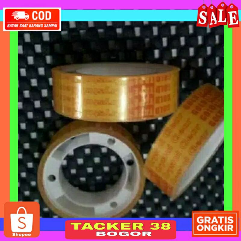 

GOLDTAPE ISOLASI BENING UNTUK KERTAS KADO / SELOTIP MINI
