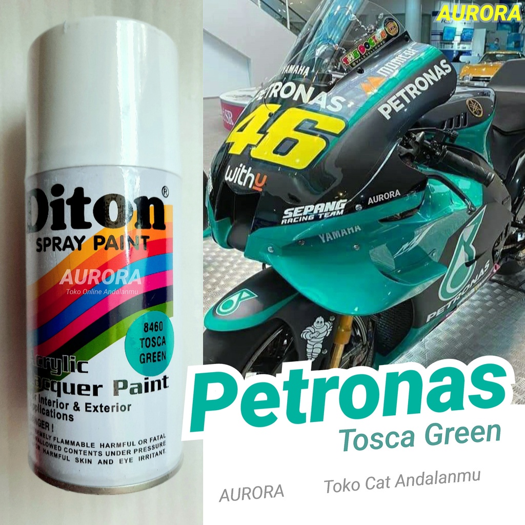 

MURAH MERIAH Cat Petronas Tosca Green Diton 8460 Toska Gren Ijo Hijau Biru Blue Cet Pilok Pilox Pylox Spet