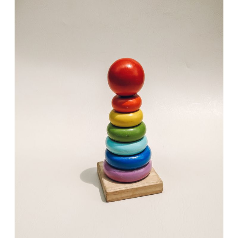 Jual Rainbow Stacking Ring | Shopee 