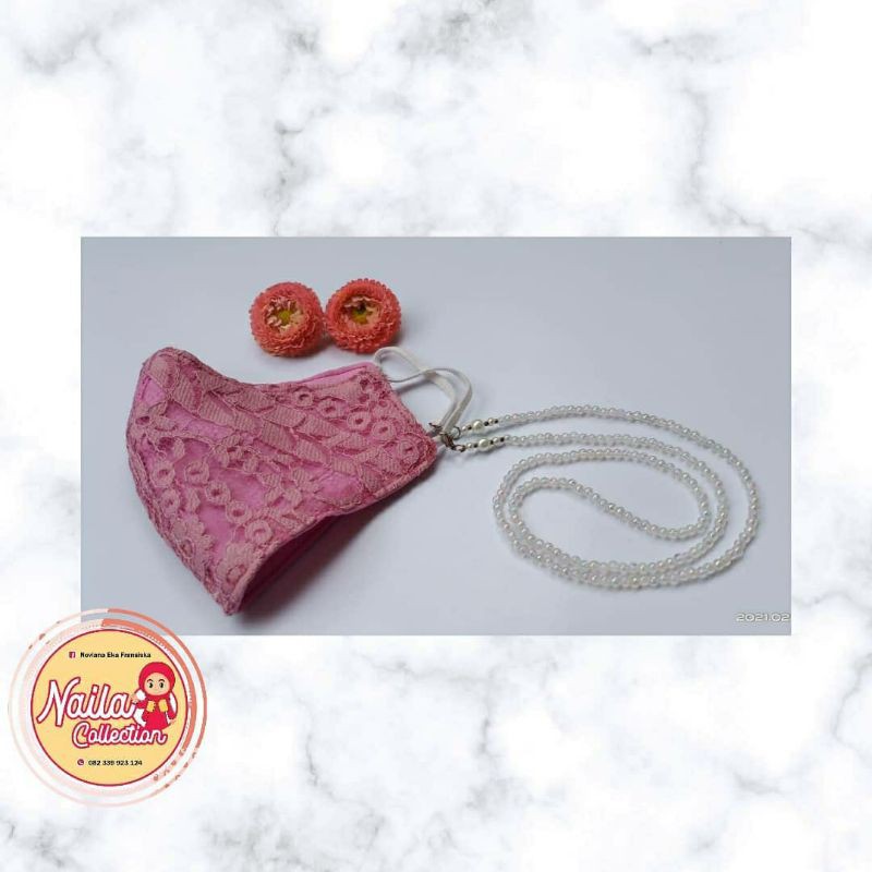 

Strap/Tali Masker Mutiara Bening (silahkan tulis pilihan warna mutiara pada pesan atau chat)