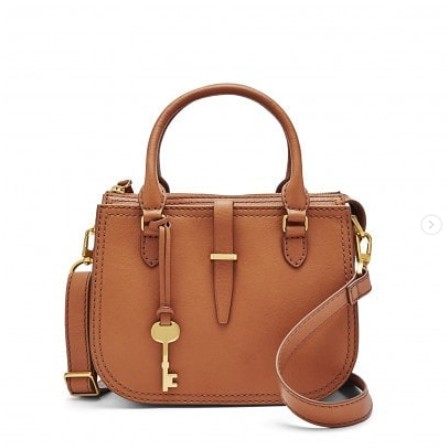 Fossil Ryder mini satchel tan