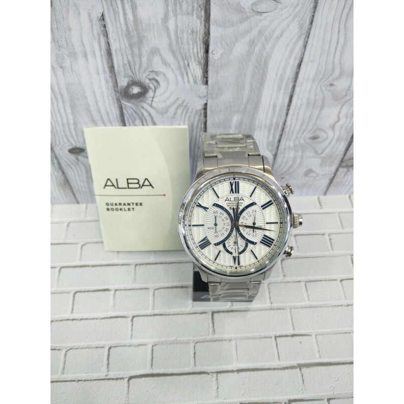 jam tangan ALBA priq Chronograph