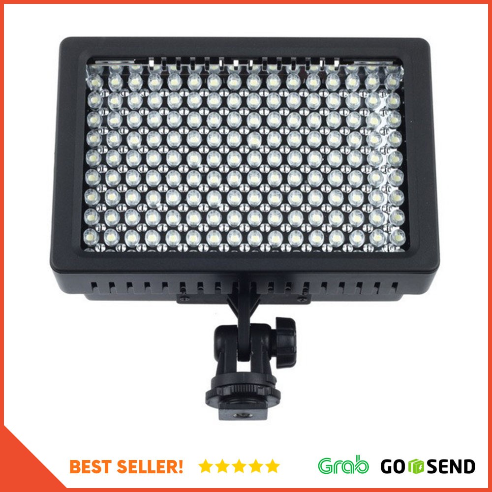 Taffware Lightning Kamera 160 LED - LD-160 - Black