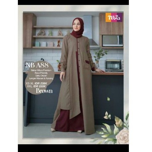 NB A88 GAMIS NIBRAS BROWN*